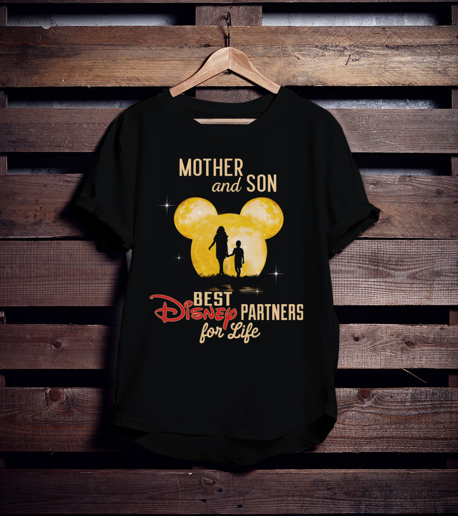 Mother And Son Best Disney Partners For Life T-Shirt