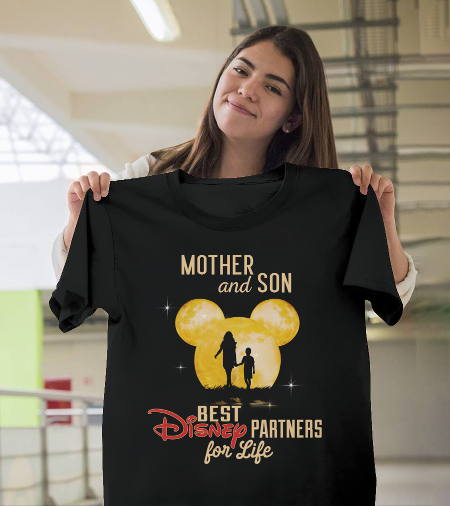 Mother And Son Best Disney Partners For Life T-Shirt