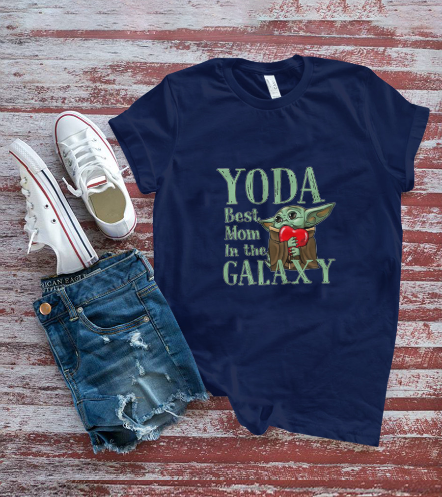 Yoda Best Mom In The Galaxy T-Shirt