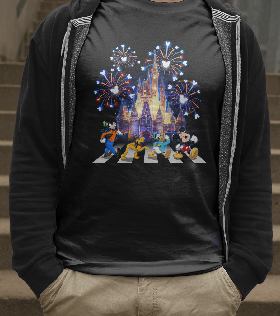 Iconic Friends Fireworks Castle Stroll T-Shirt