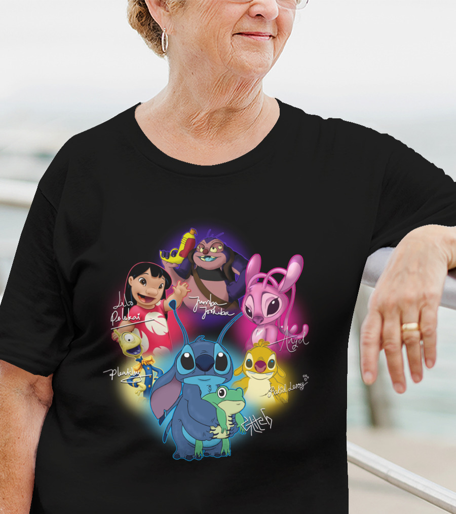 Stit And Friend Lilo Pleakley Jumba Jookiba Angel Leroy 626 625 T-Shirt
