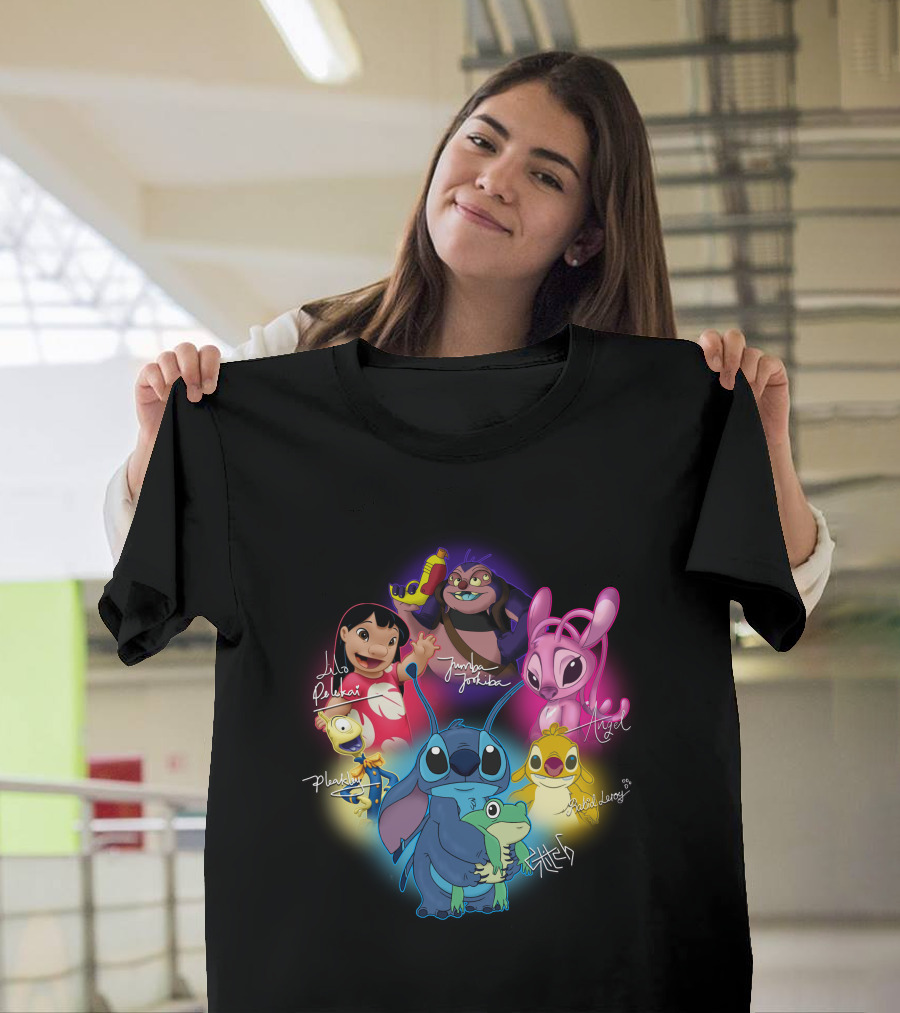 Stit And Friend Lilo Pleakley Jumba Jookiba Angel Leroy 626 625 T-Shirt