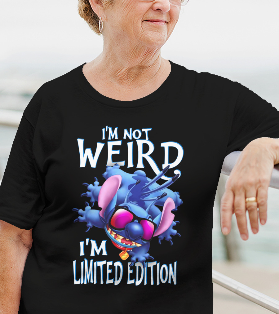 I'm Not Weird I'm Stitch Sunglasses T-Shirt
