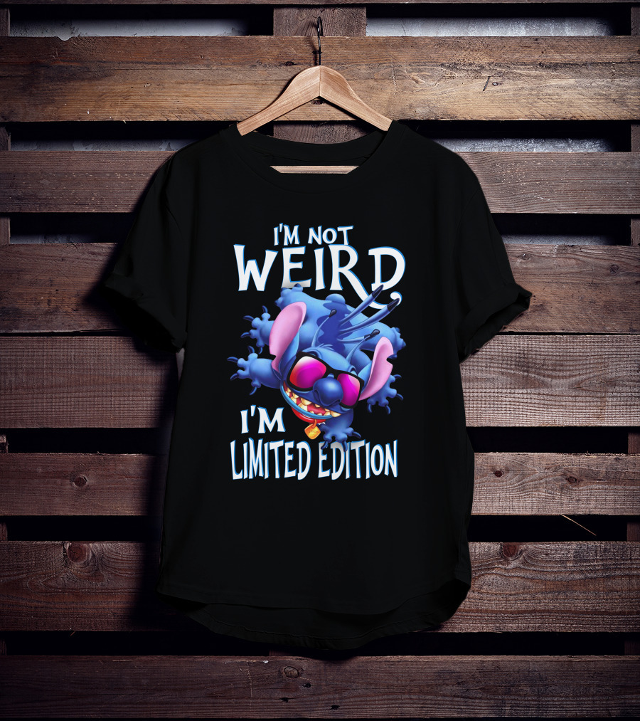 I'm Not Weird I'm Stitch Sunglasses T-Shirt