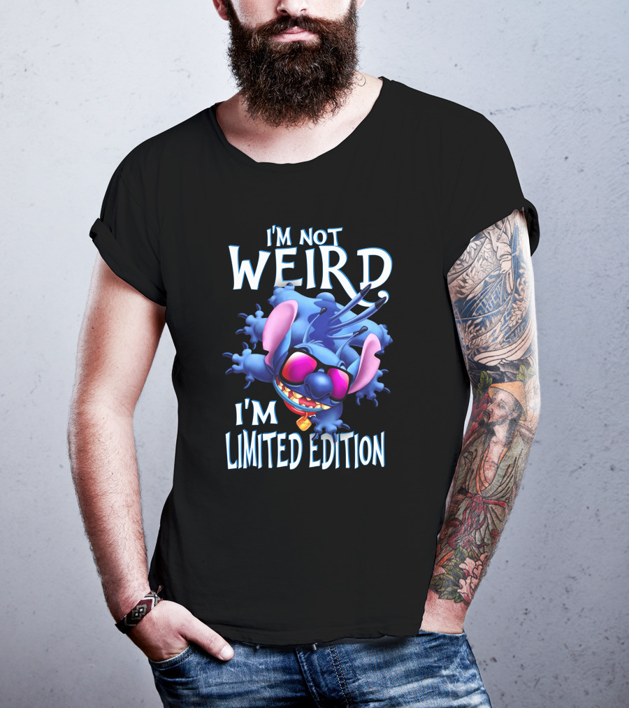 I'm Not Weird I'm Stitch Sunglasses T-Shirt