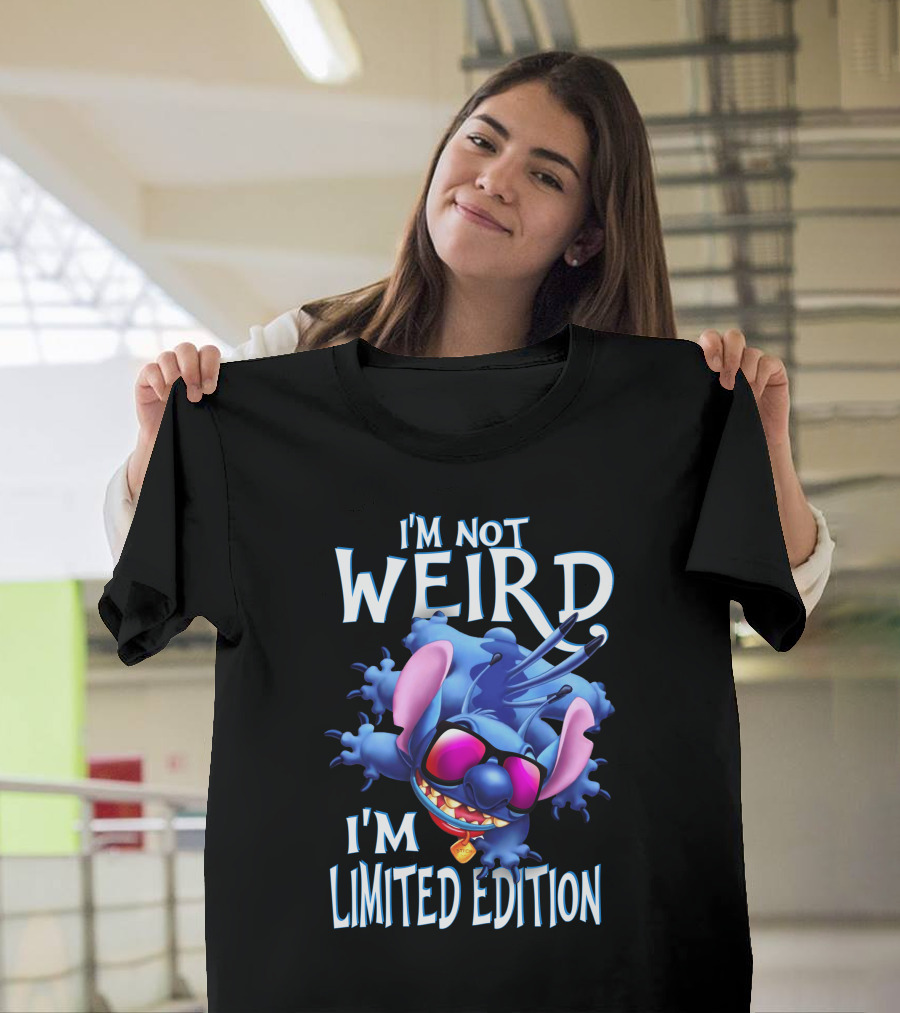 I'm Not Weird I'm Stitch Sunglasses T-Shirt