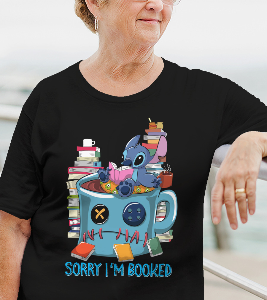Sorry I'm Booked Stitch Coffee Mug And Books T-Shirt