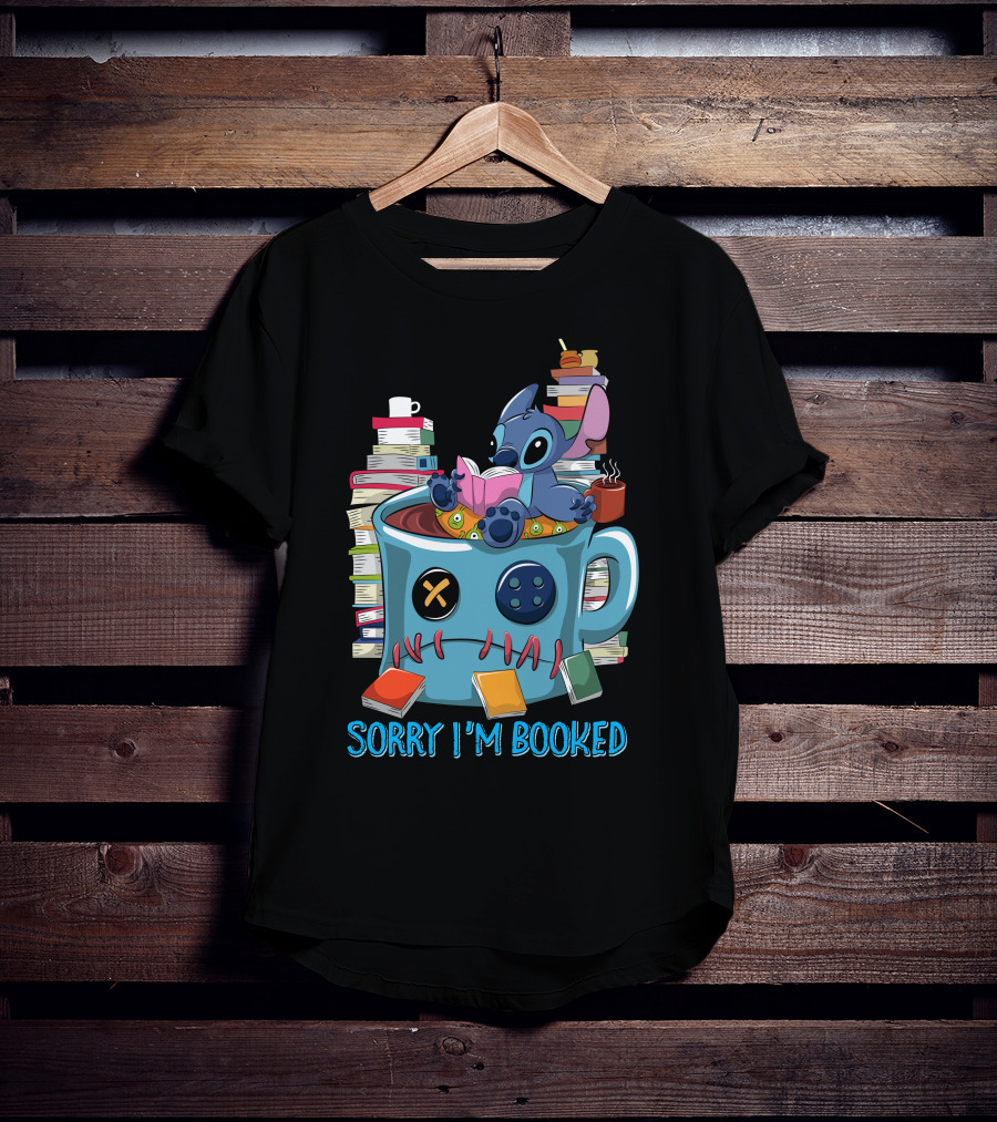 Sorry I'm Booked Stitch Coffee Mug And Books T-Shirt