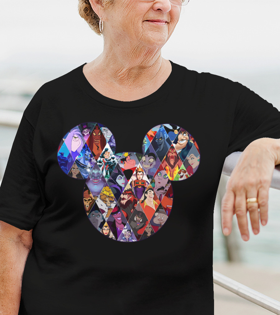 Mickey Villains Collage T-Shirt