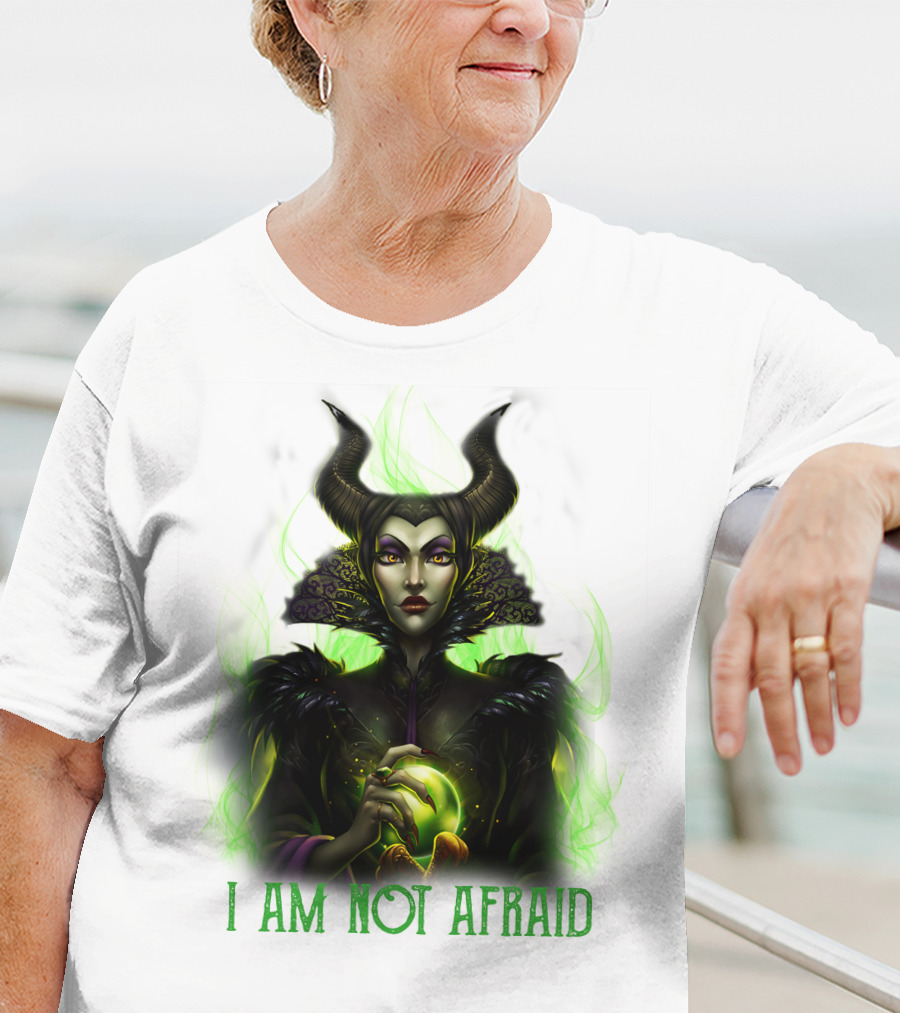 I Am Not Afraid Maleficent Dark Magic Horns T-Shirt
