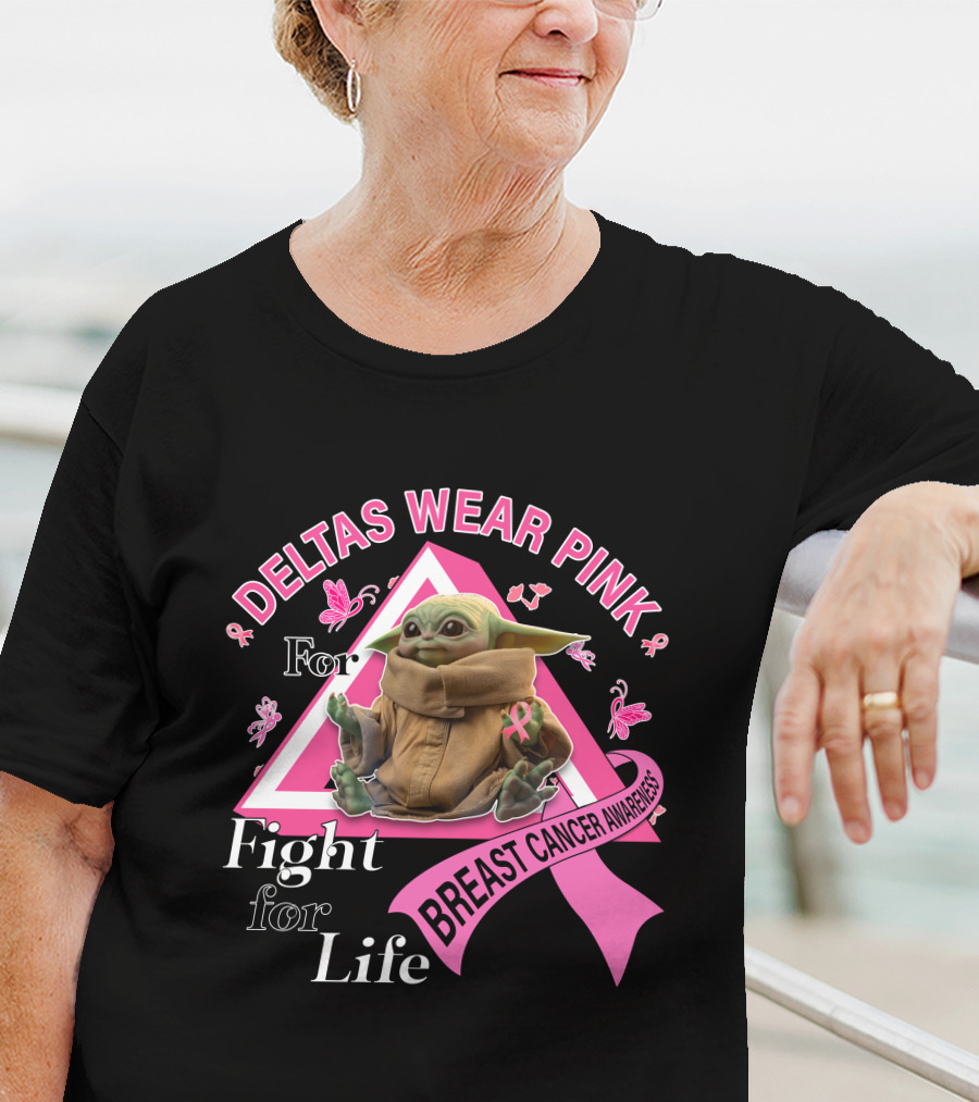 DELTAS WEAR PINK FOR BREAST CANCER AWARENESS FIGHT FOR LIFE T-Shirt