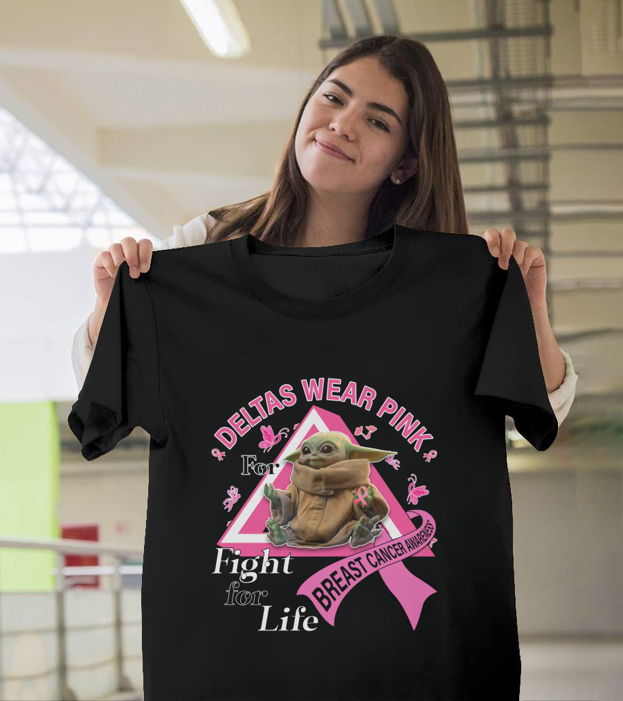DELTAS WEAR PINK FOR BREAST CANCER AWARENESS FIGHT FOR LIFE T-Shirt