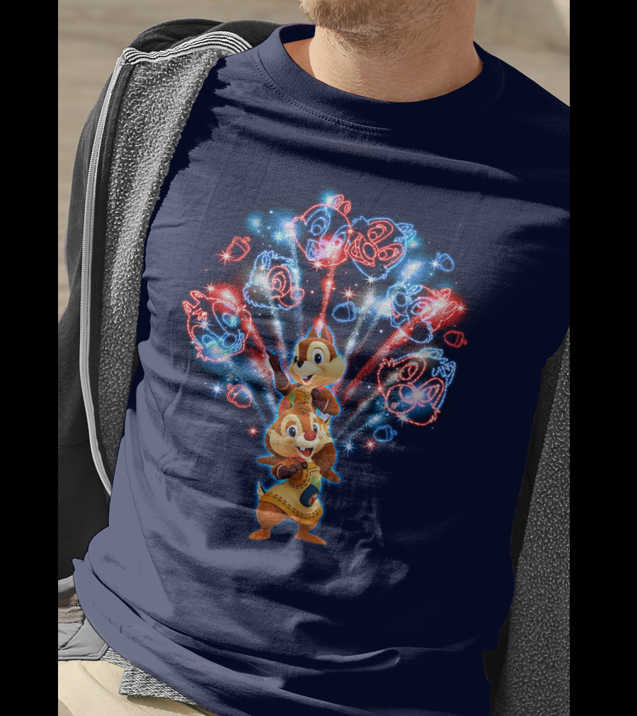 Chip 'n Dale Firework T-Shirt