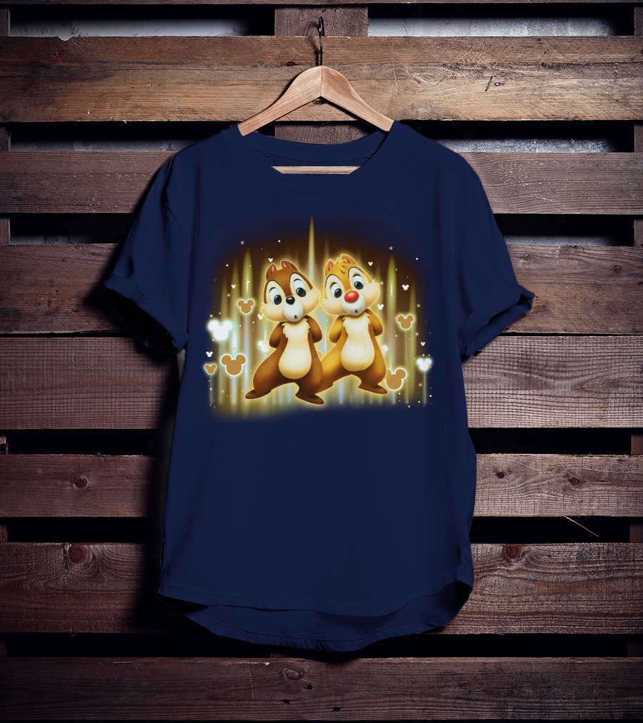 CND Heart Chip And Dale Mickey Ears Icons T-Shirt