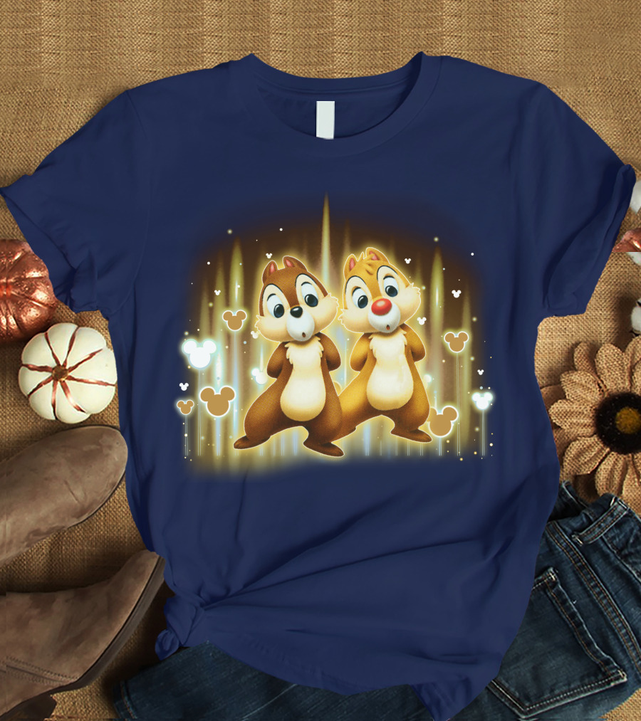 CND Heart Chip And Dale Mickey Ears Icons T-Shirt