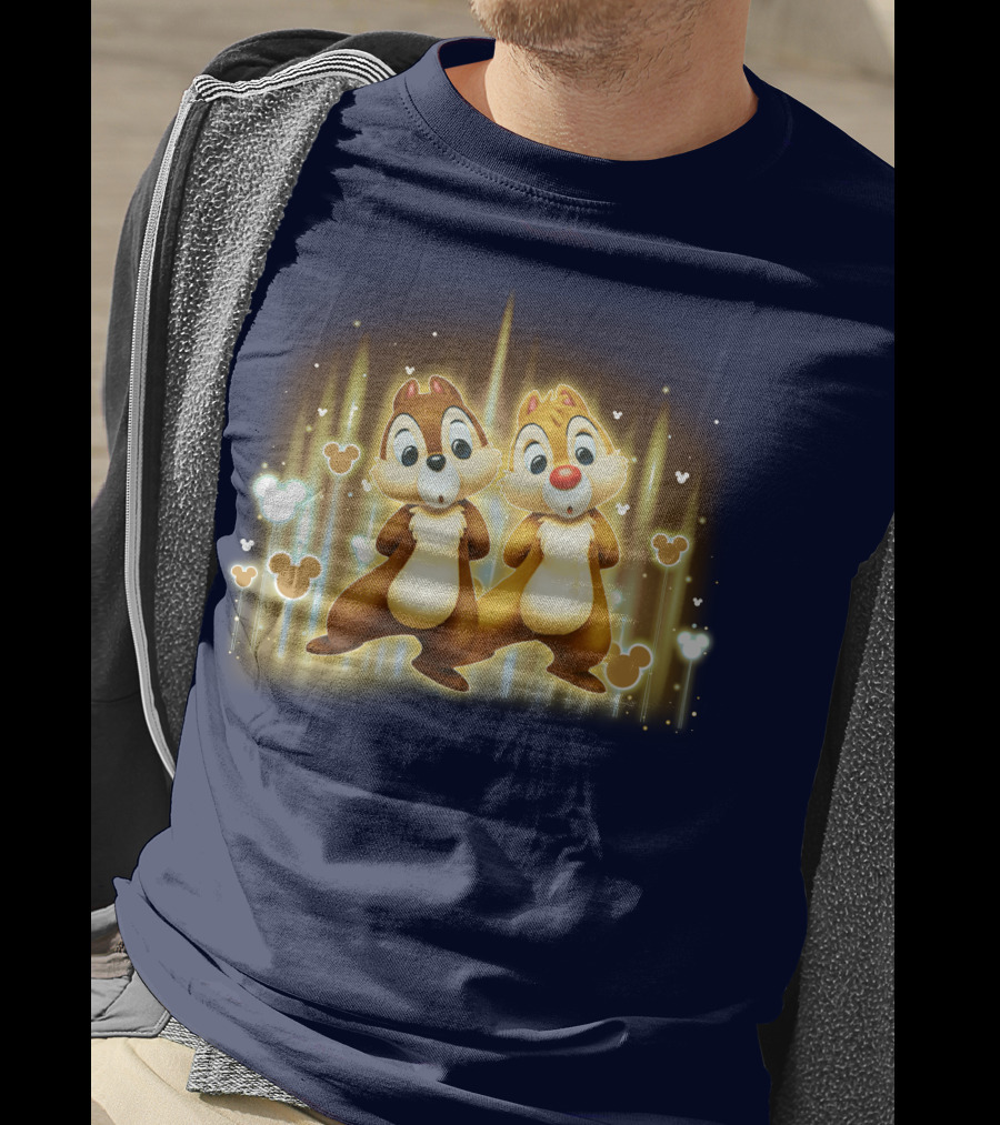 CND Heart Chip And Dale Mickey Ears Icons T-Shirt