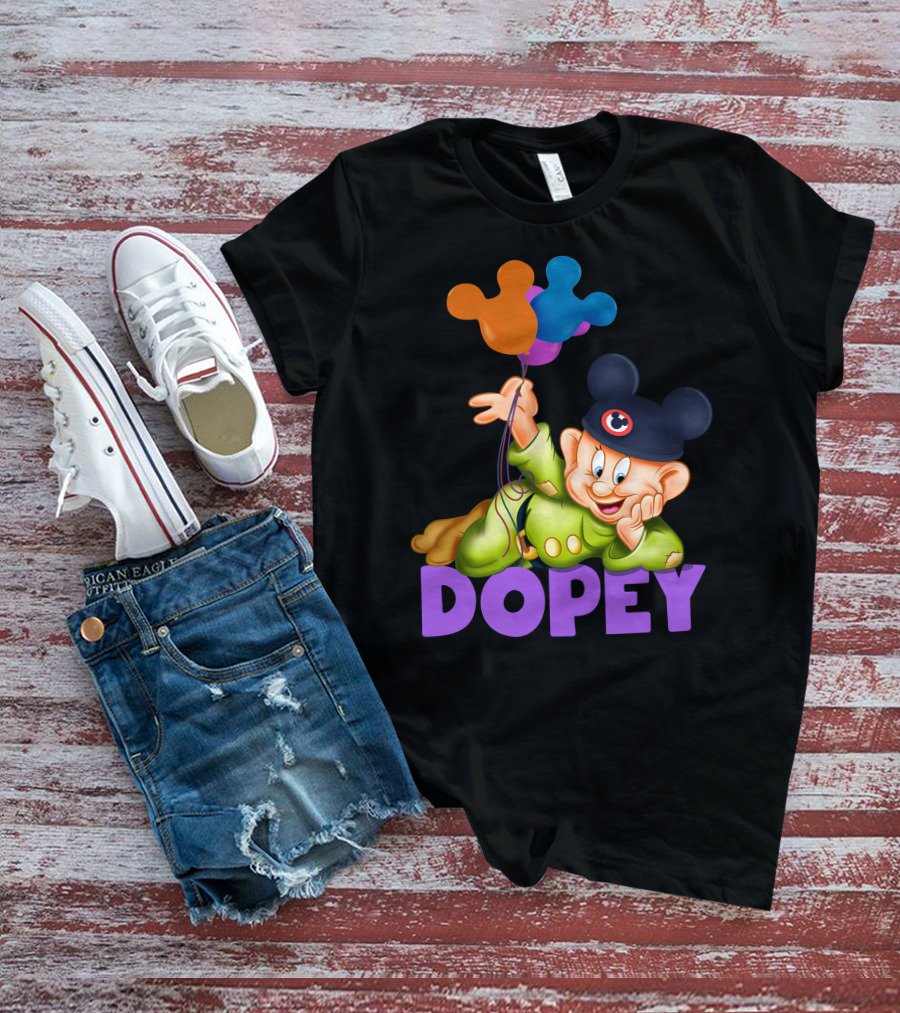 Dopey Balloons Pixar Crossover T-Shirt
