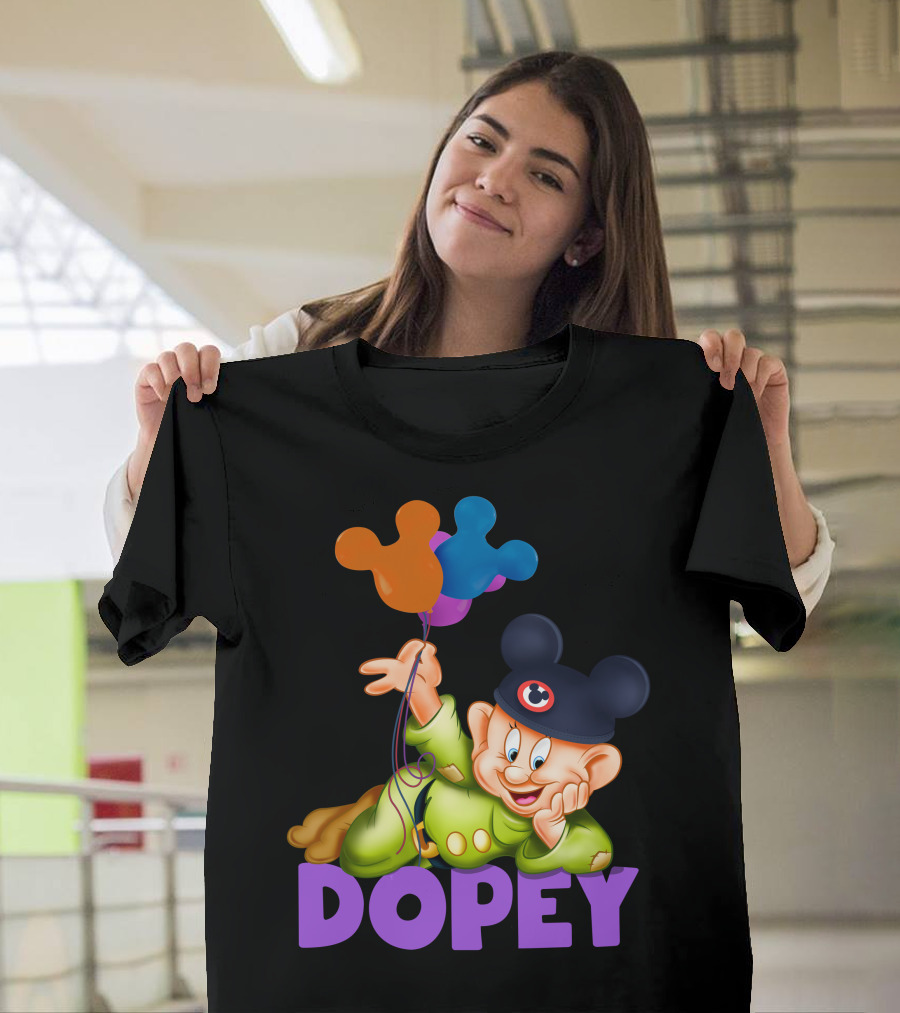 Dopey Balloons Pixar Crossover T-Shirt