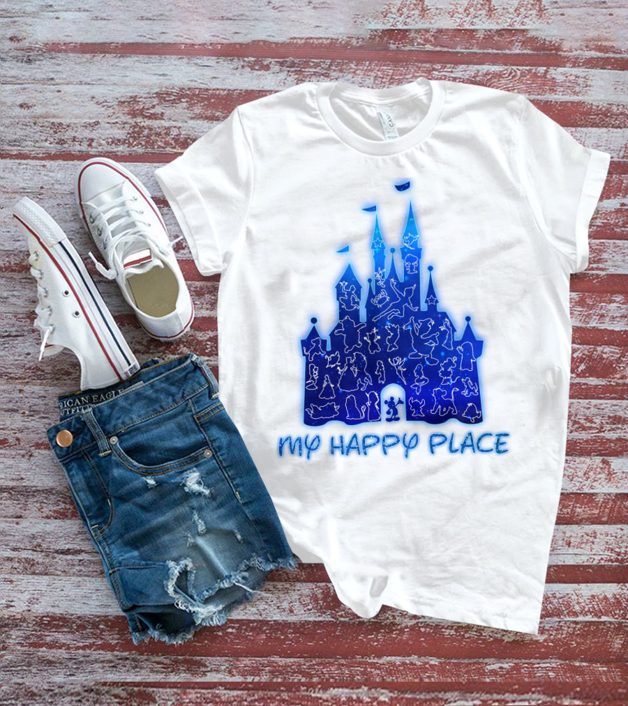 My Happy Place Disney Castle T-Shirt