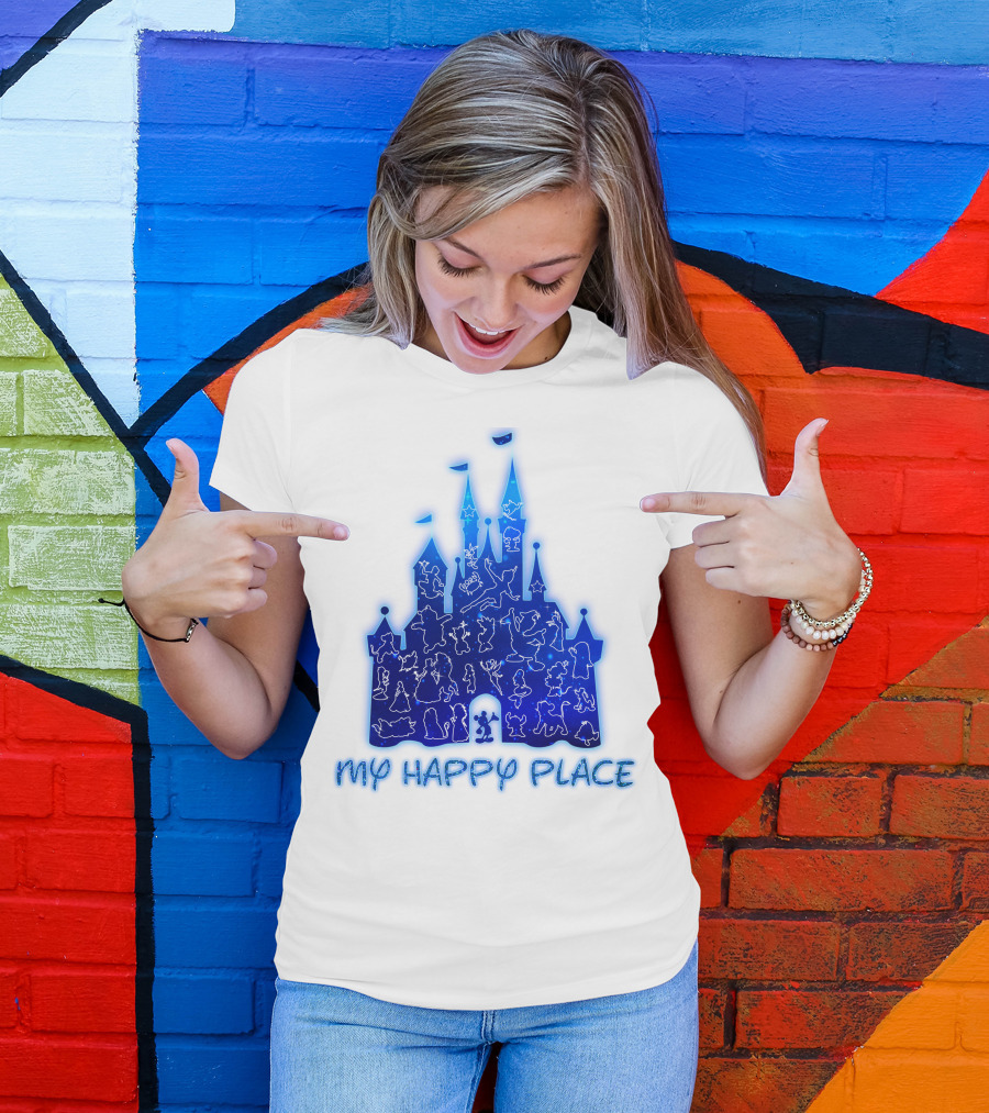 My Happy Place Disney Castle T-Shirt