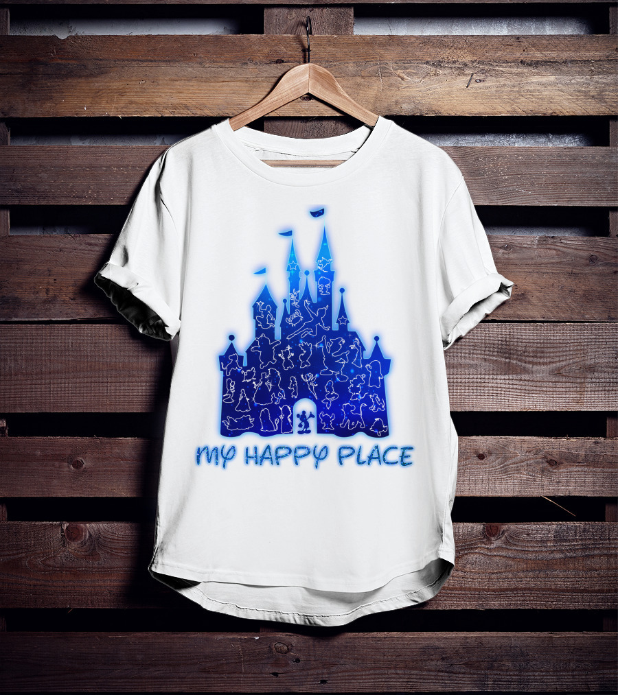 My Happy Place Disney Castle T-Shirt