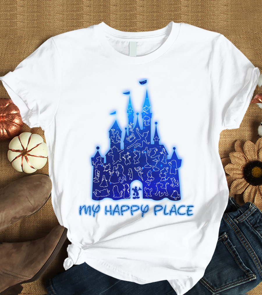 My Happy Place Disney Castle T-Shirt