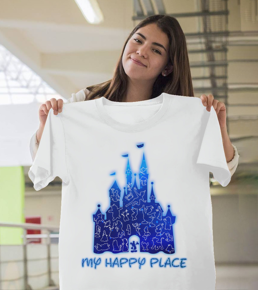 My Happy Place Disney Castle T-Shirt