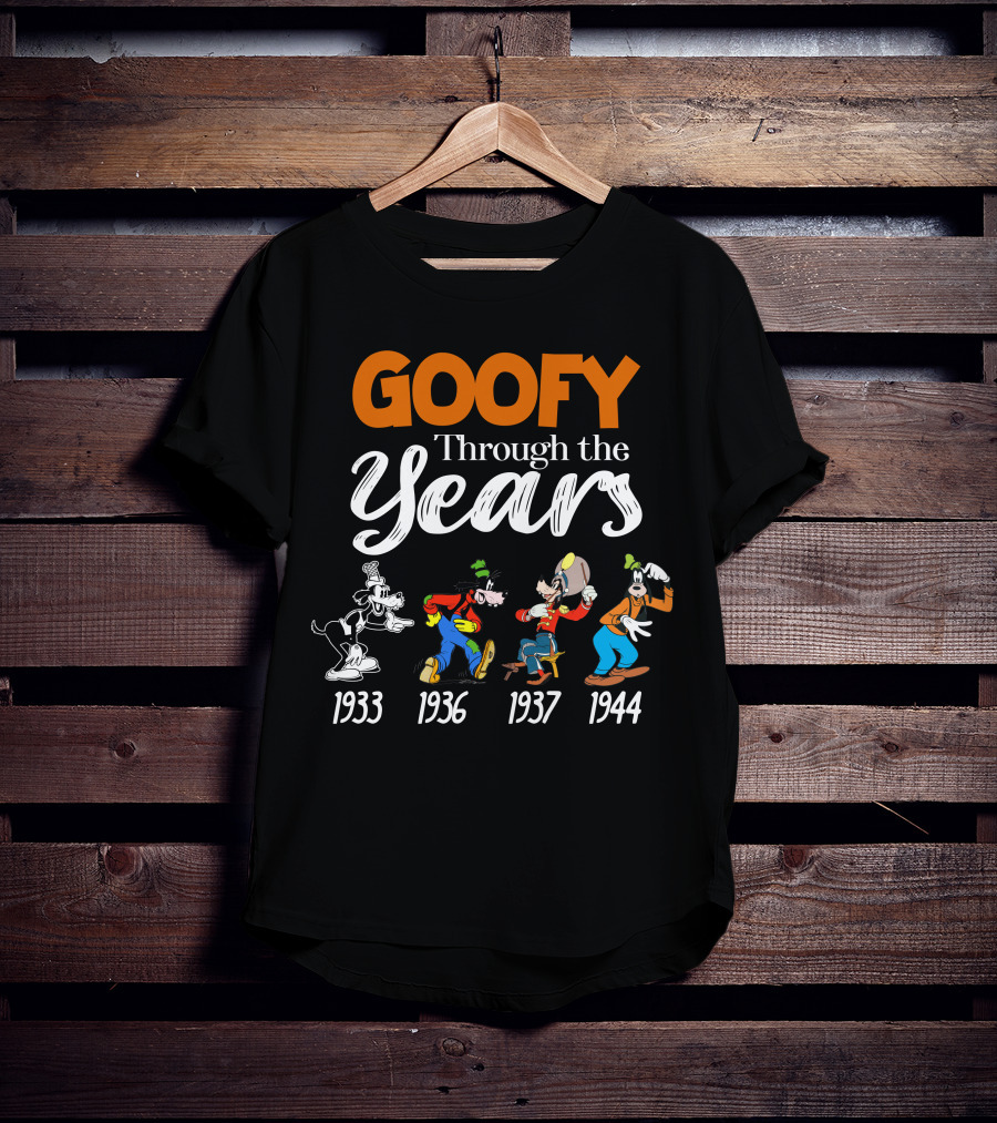 GOOFY Through The Years 1933 1936 1937 1944 T-Shirt