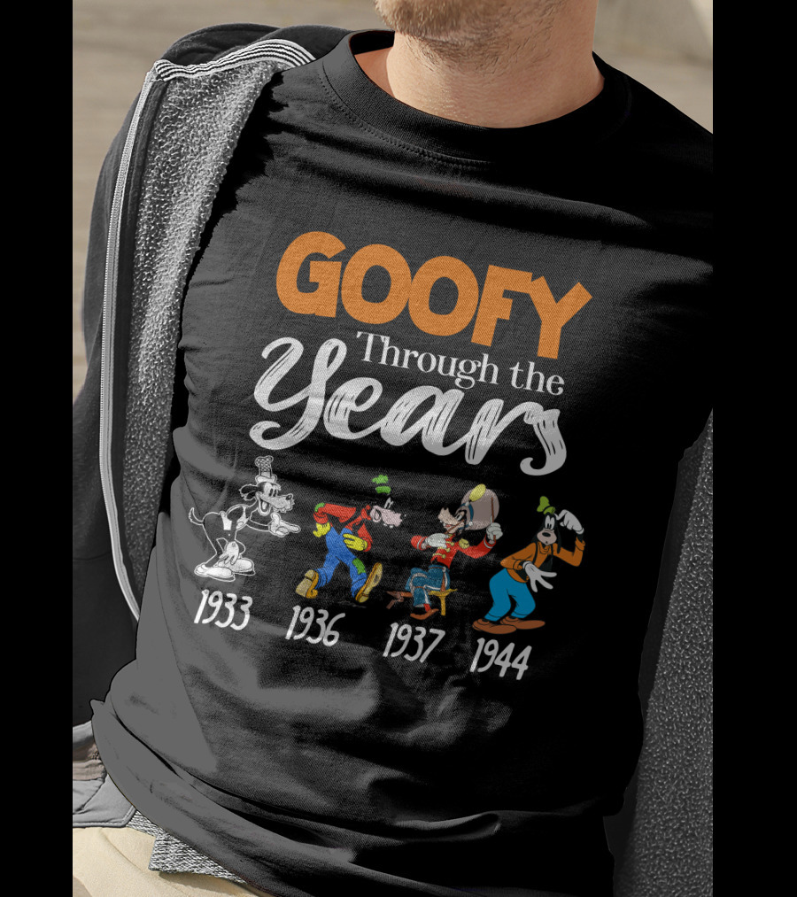 GOOFY Through The Years 1933 1936 1937 1944 T-Shirt