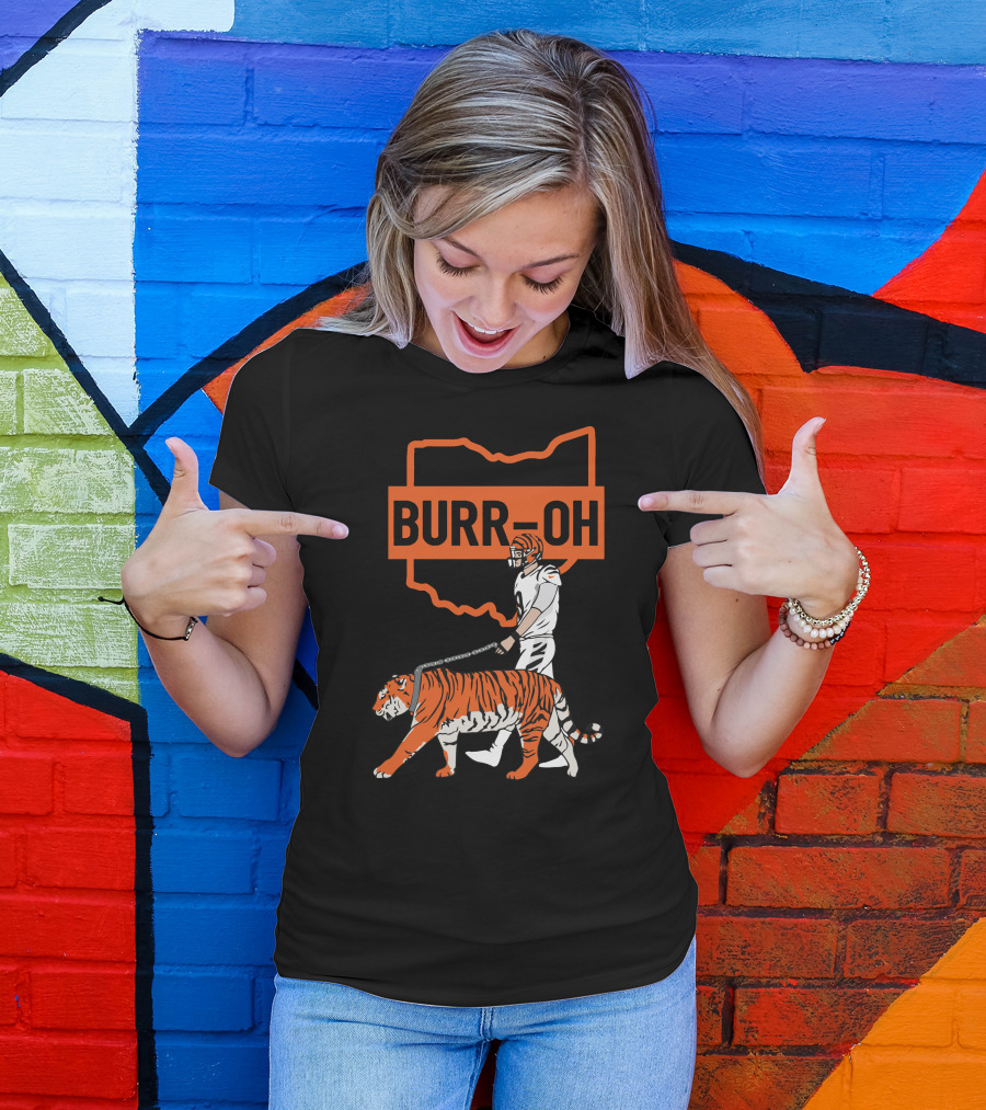 BURR-OH Cincinnati Bengals Tiger Walk T-Shirt