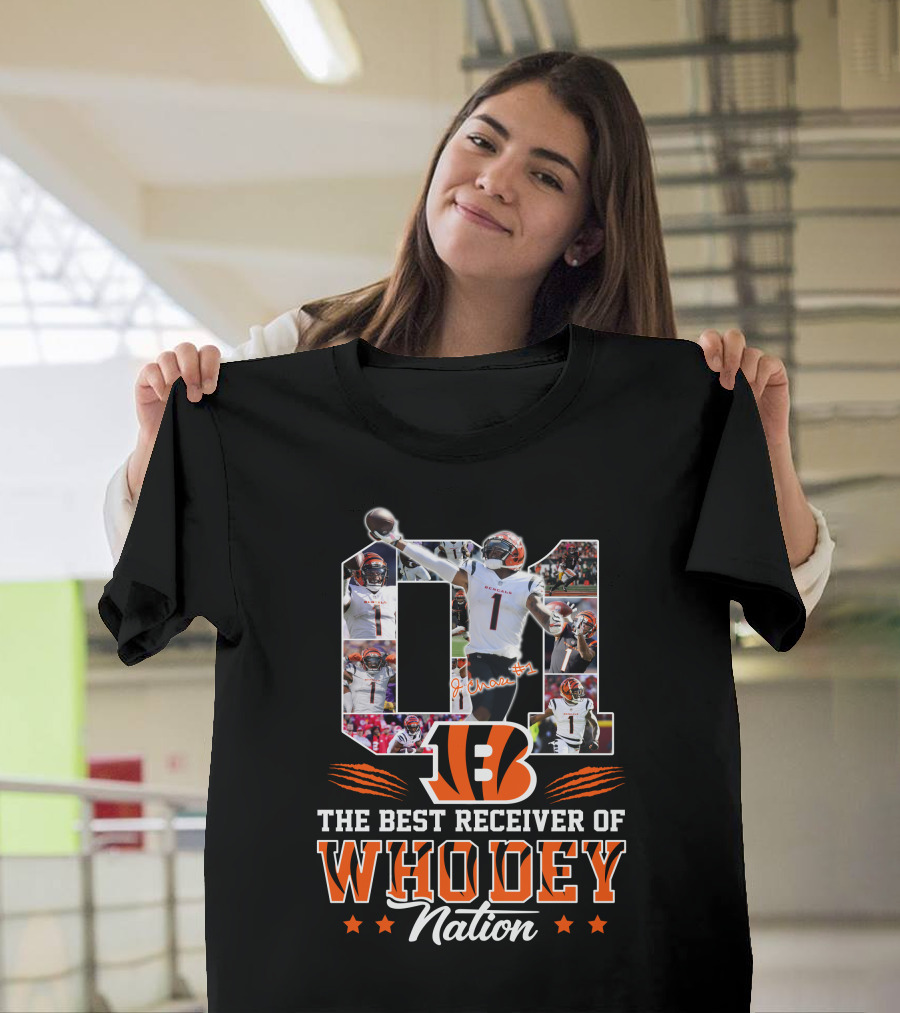 NFL Bengals 01 The Best Receiver Of Who-Dey Nation T-Shirt