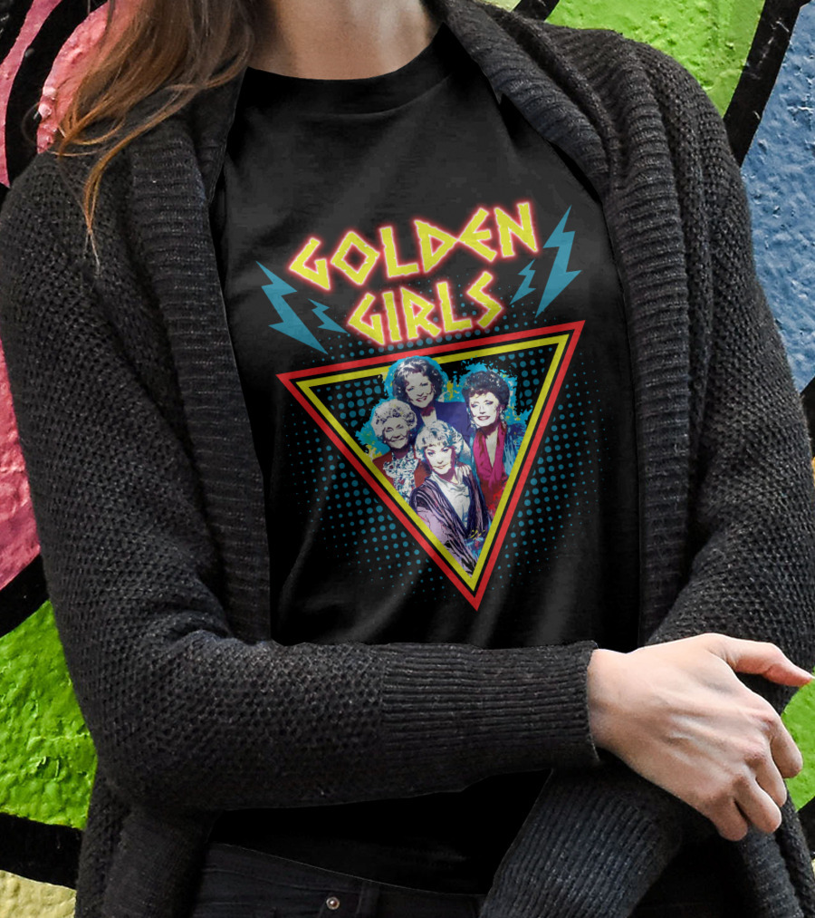 Golden Girls 80s Lightning Triangle T-Shirt