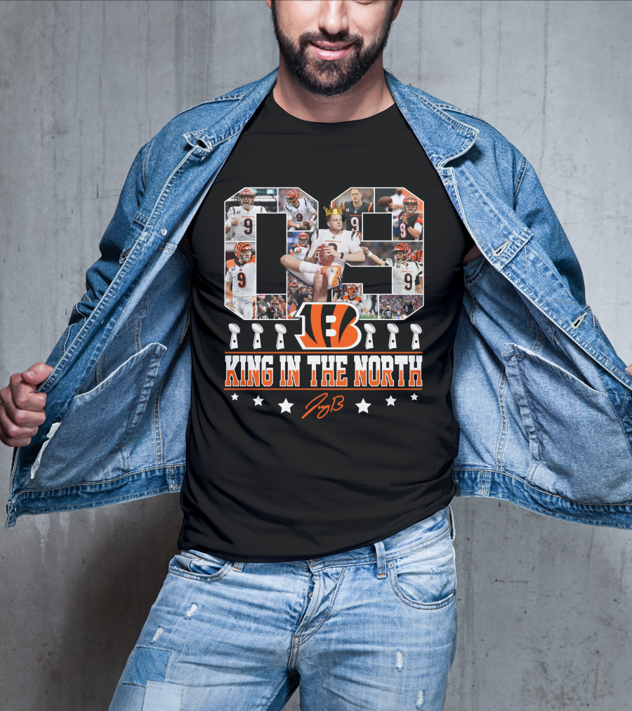 09 King In The North Bengals Football QB T-Shirt