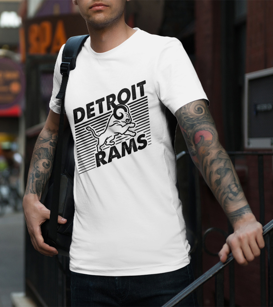 Detroit Rams Jumping Ram T-Shirt