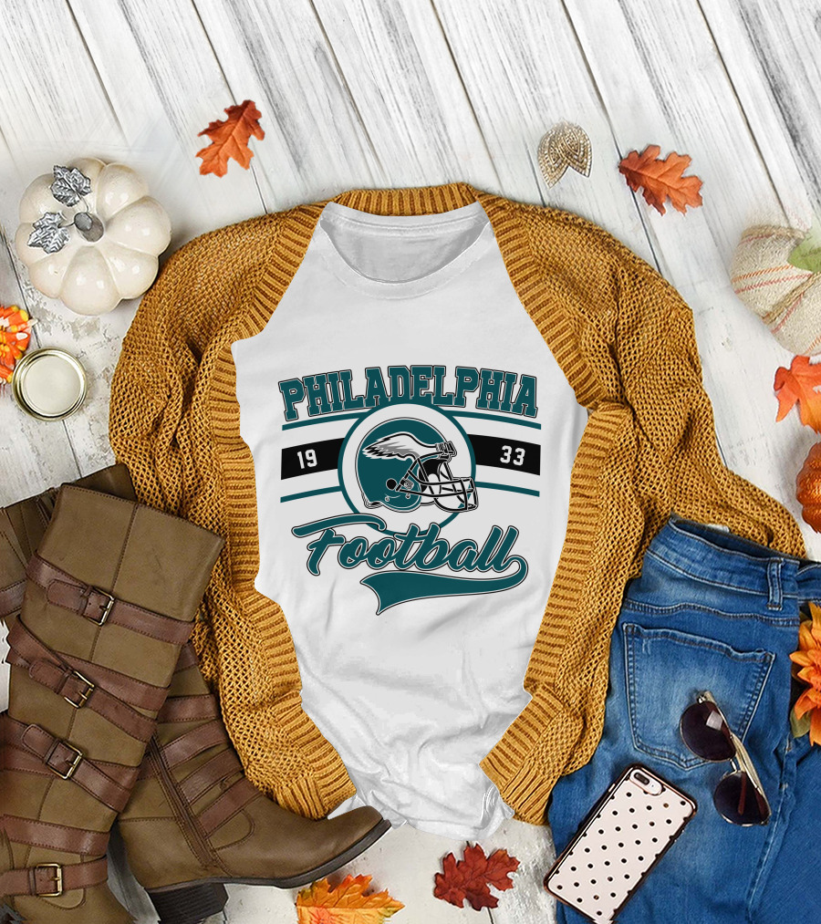 Philadelphia Football Bird Gang 1933 Eagles T-Shirt