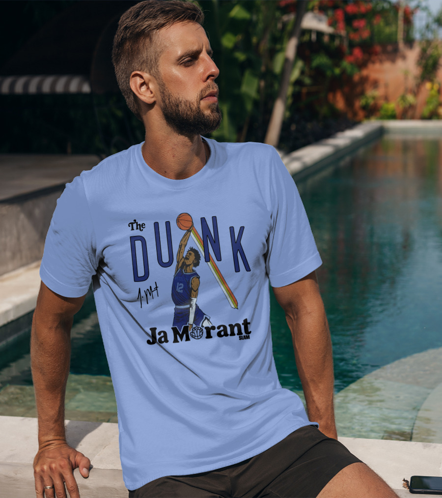 Ja Morant 12 The Dunk Slam Basketball T-Shirt