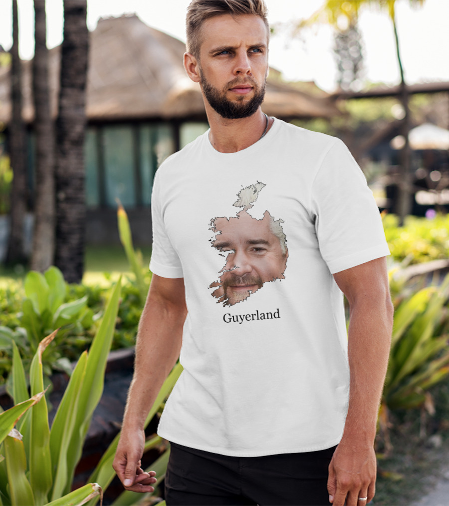 Flavortown Guyerland Map Face T-Shirt