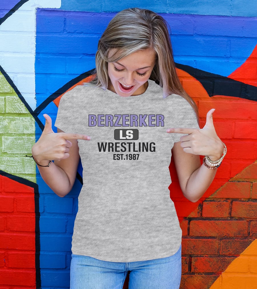 Berzerker LS Wrestling Est 1987 T-Shirt