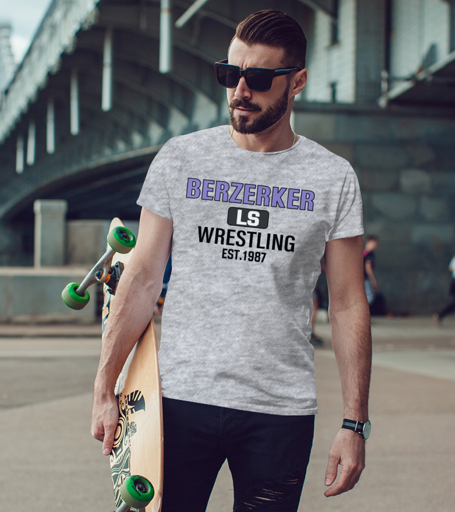 Berzerker LS Wrestling Est 1987 T-Shirt