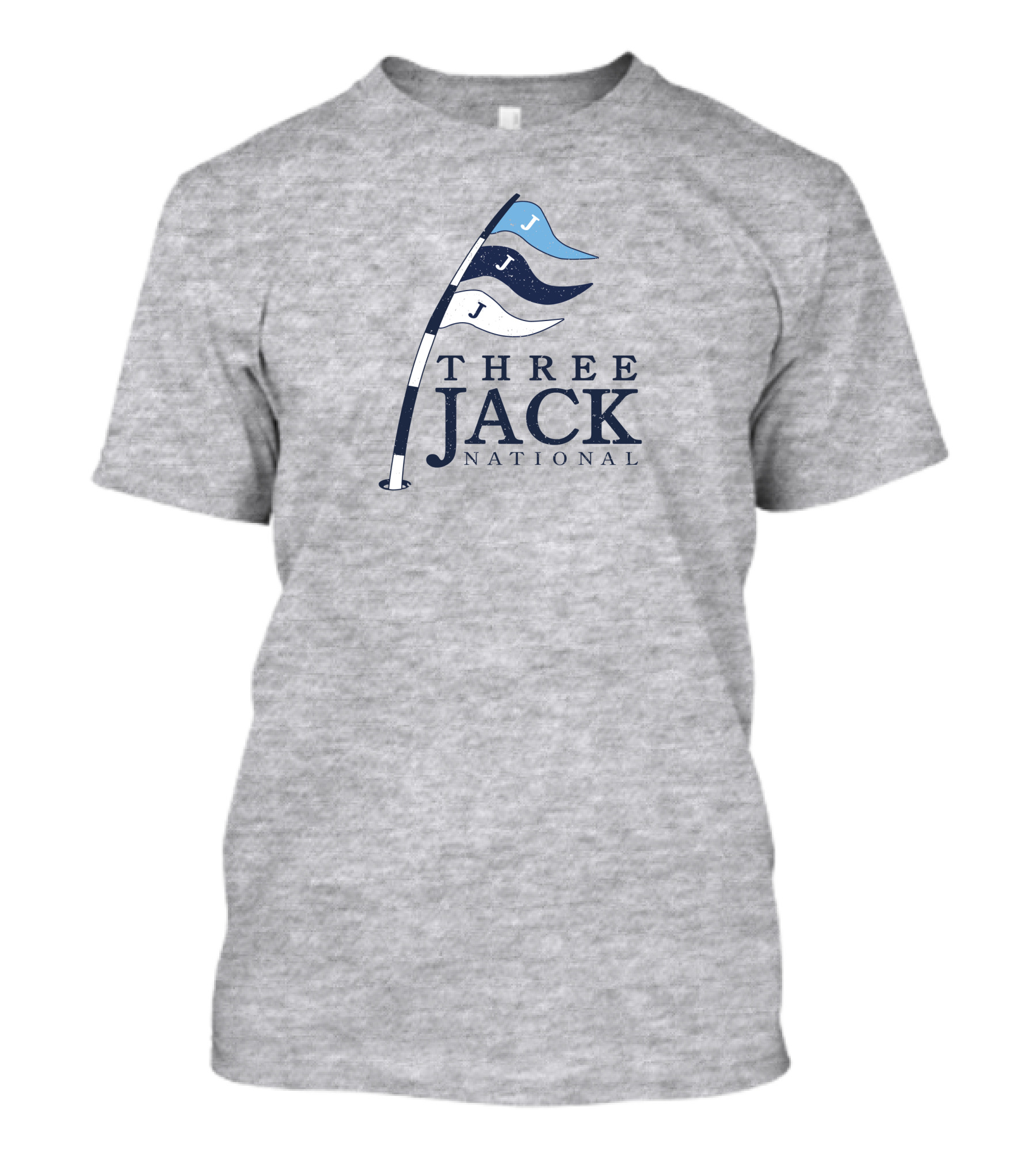 Three Jack National Golf Flag Icons T-Shirt