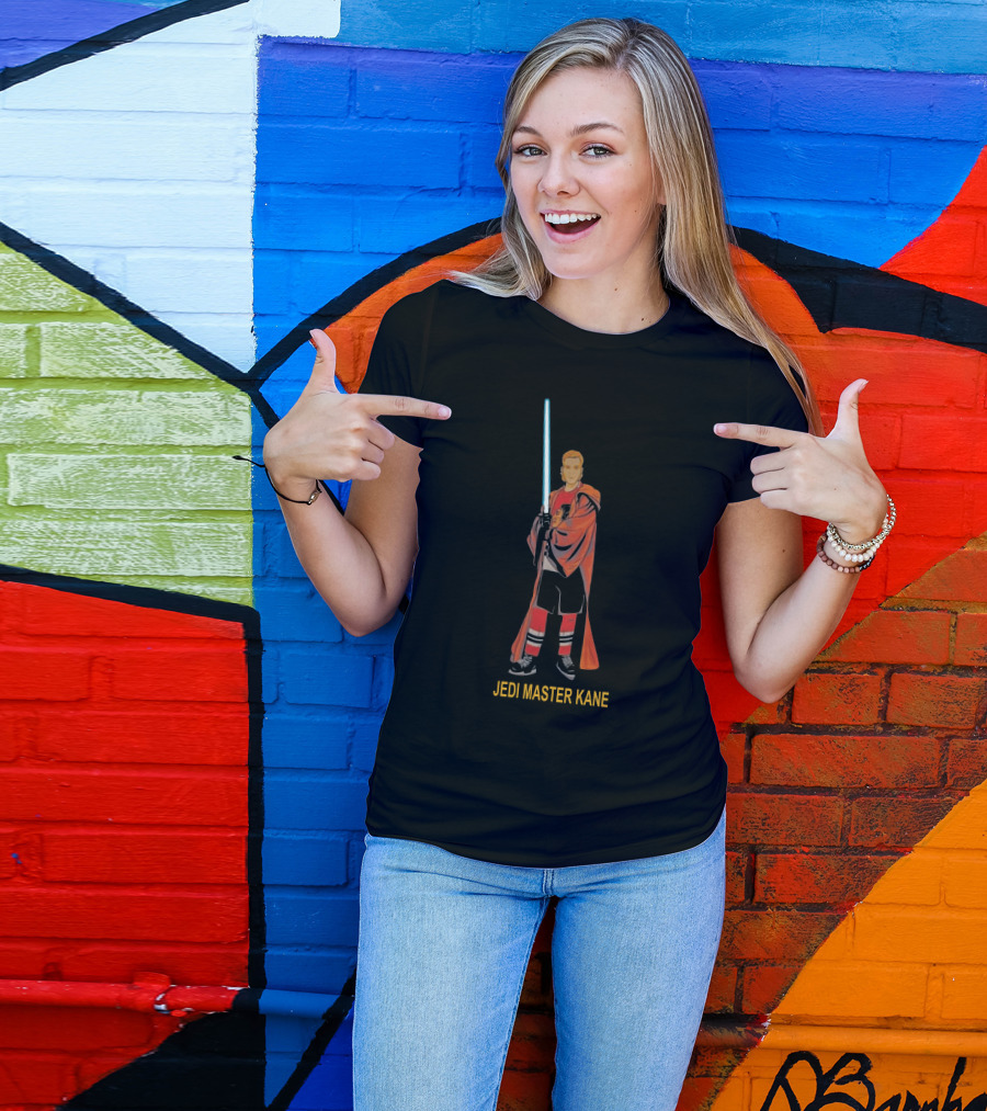 Jedi Master Kane Lightsaber Hockey Player T-Shirt