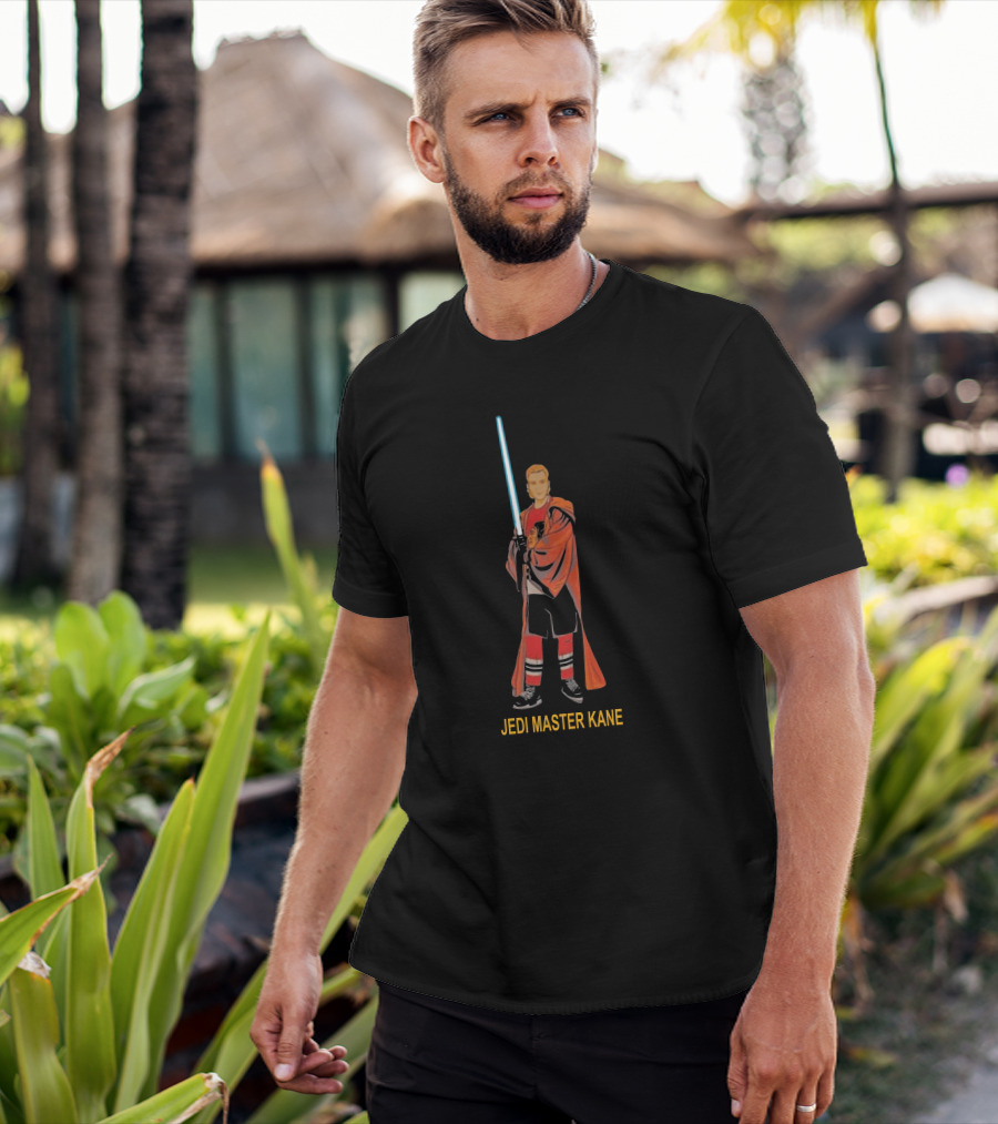 Jedi Master Kane Lightsaber Hockey Player T-Shirt