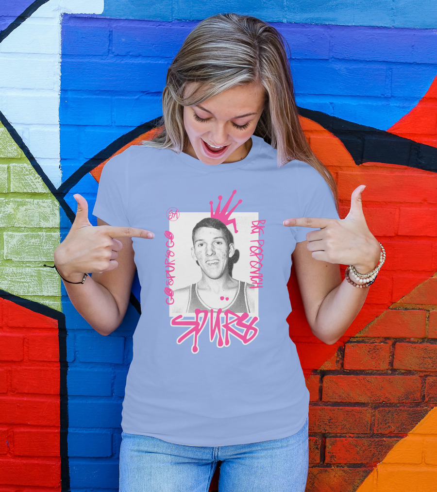 Go Spurs Go Big Popovich Spurs SA T-Shirt