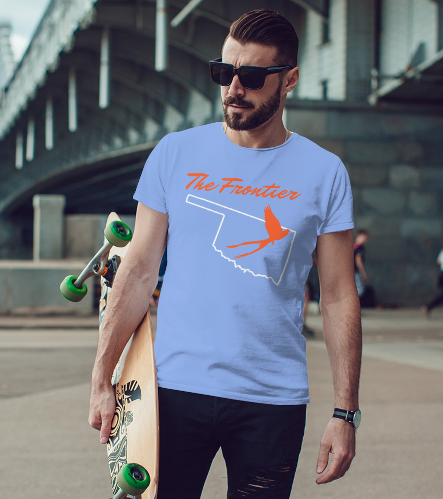 The Frontier Scissor Tail Oklahoma Outline T-Shirt