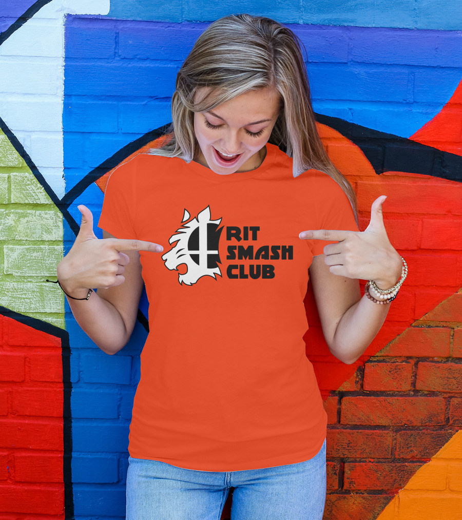 RIT Smash Club Super Smash Bros Tiger T-Shirt