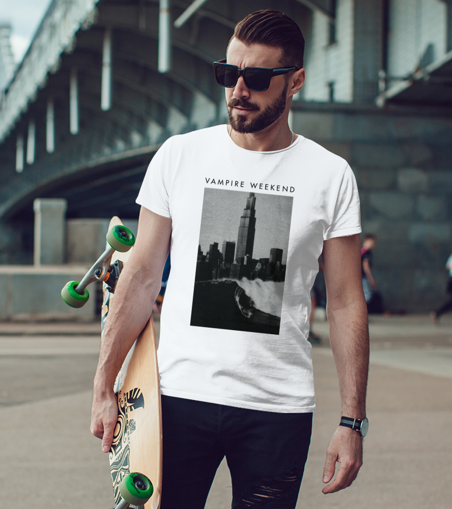 Vampire Weekend New York City Wave Tower T-Shirt