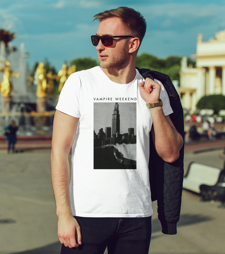 Vampire Weekend New York City Wave Tower T-Shirt