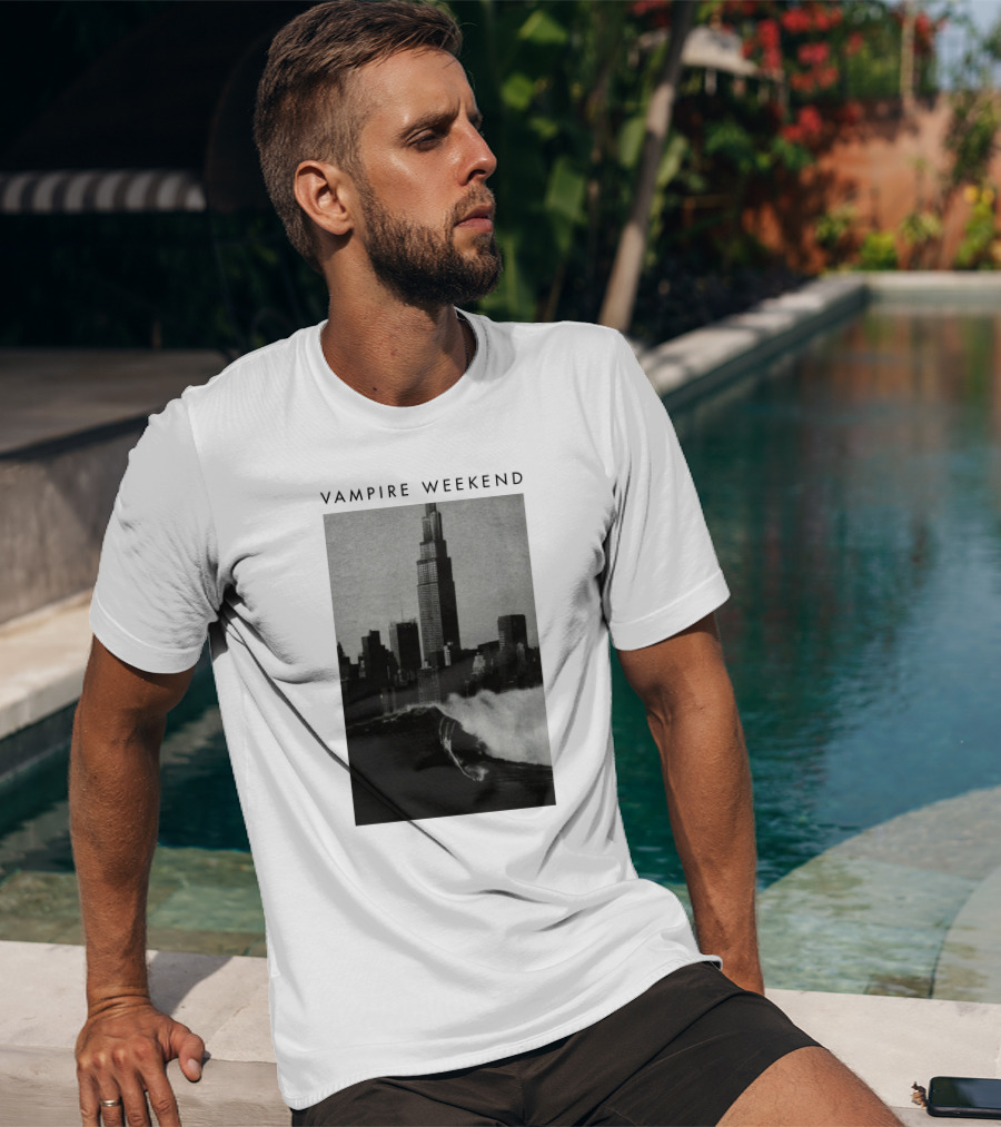 Vampire Weekend New York City Wave Tower T-Shirt