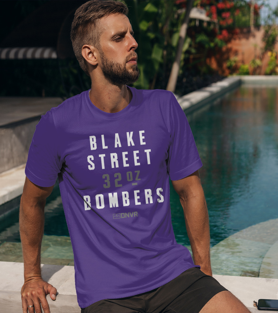 BLAKE STREET 32 Oz BOMBERS DNVR T-Shirt