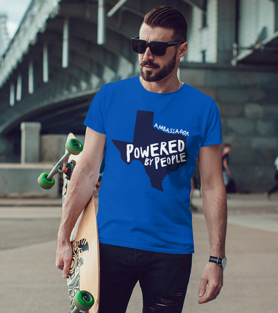 Ambassador Powered By People Texas Map T-Shirt